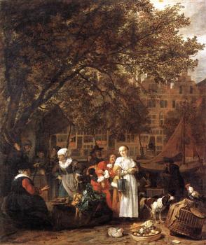 加佈裡埃爾 梅特囌 Vegetable Market in Amsterdam 加佈裡埃爾 梅特囌 Vegetable Market in Amsterdam